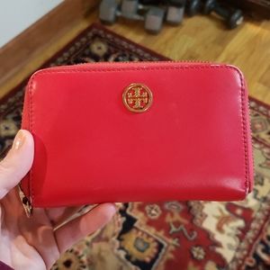 Tory Burch pink/red wallet